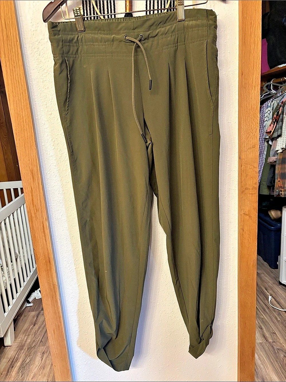 prAna Bridger Pant Women's Olive Jogger Pants Size Medium